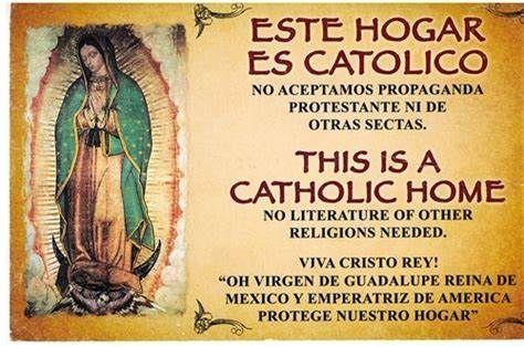 THIS HOME IS CATHOLIC / ESTE HOGAR ES CATOLICO