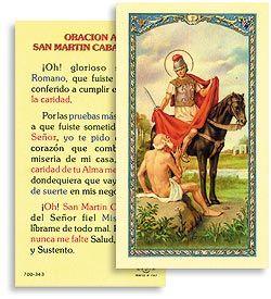 ORACION A SAN MARTIN CABALLERO