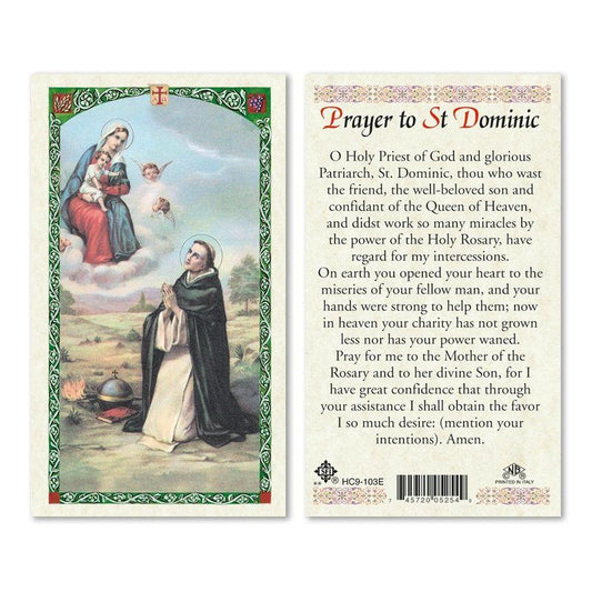 ST. DOMINIC PRAYER CARD