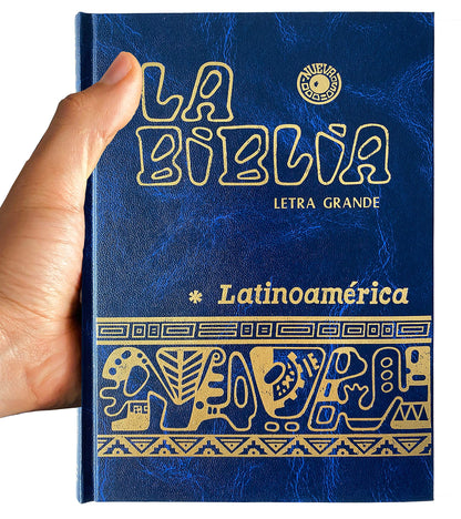 LA BIBLIA LATINOAMERICANA LETRA GRANDE CON UÑERO