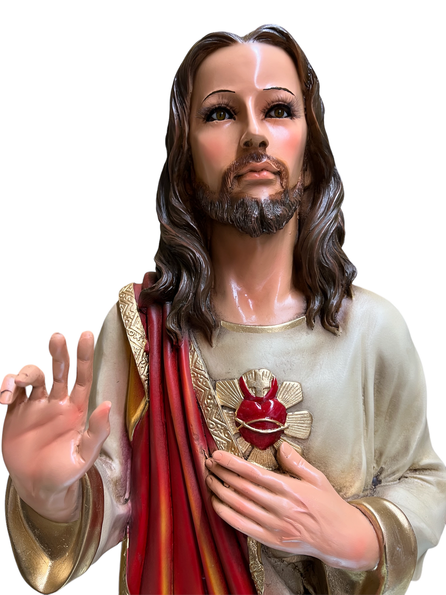 SACRED HEART OF JESUS 32.5" RESIN | SAGRADO CORAZON DE JESUS 32.5" RESINA