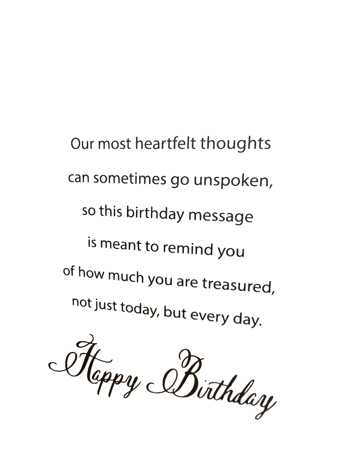 HAPPY BIRTHDAY