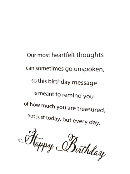 HAPPY BIRTHDAY