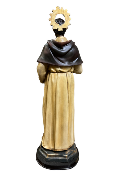 18"H SAN MARTIN DE PORRES STATUE