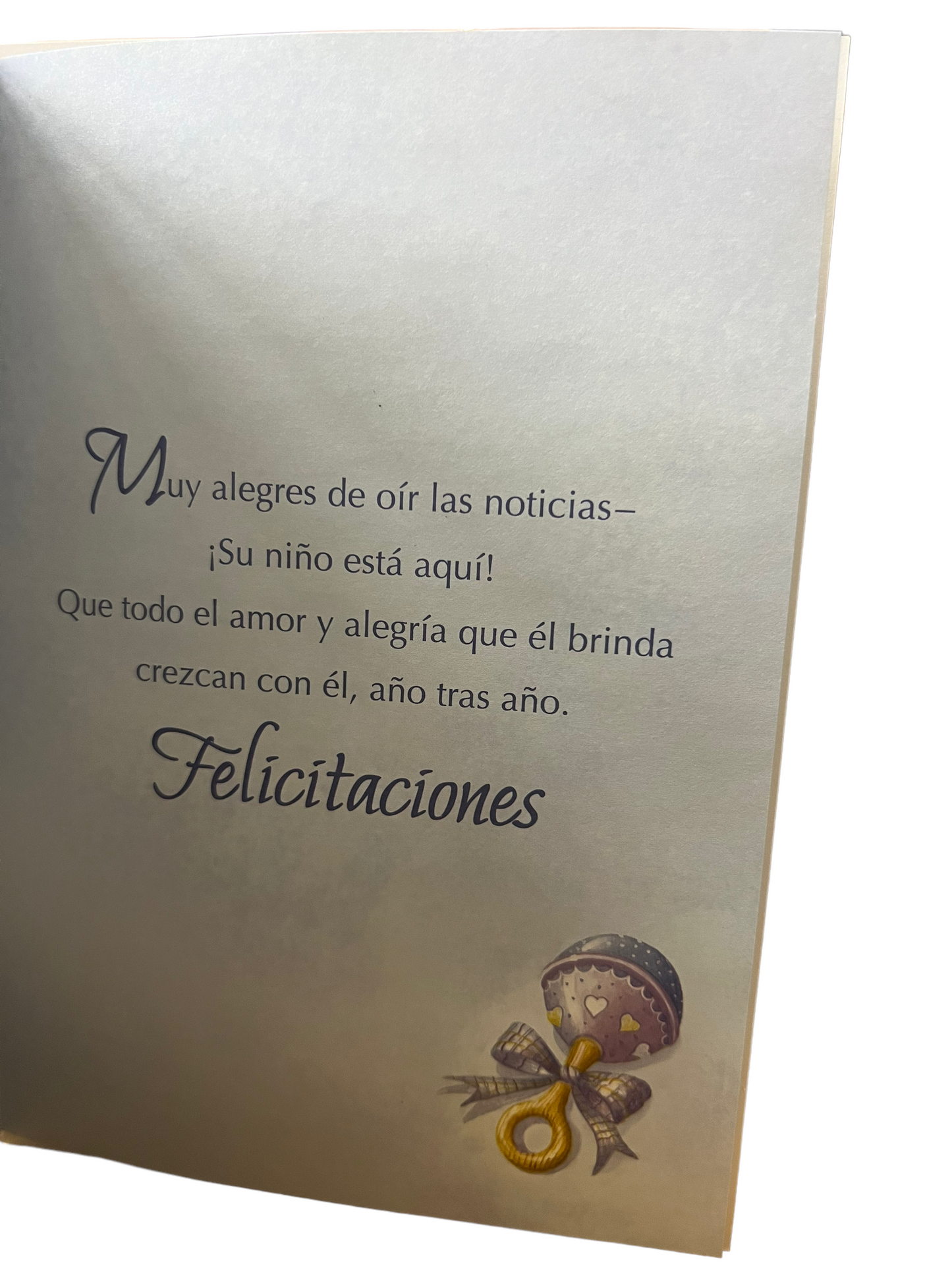 FELICITACIONES POR SU NUEVO NIÑO
