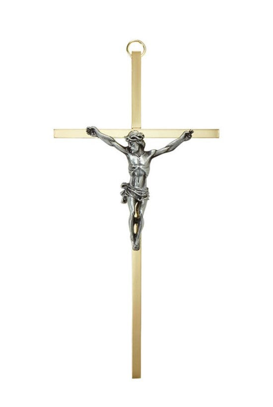 7" BRASS CRUCIFIX