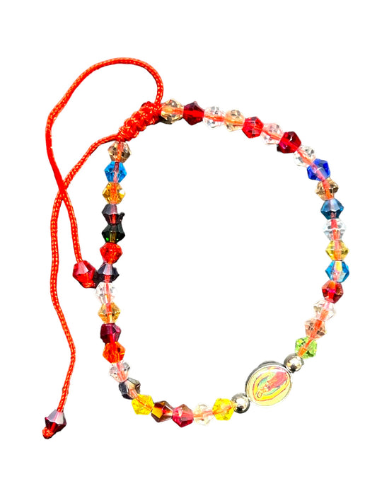 BRACELET: OUR LADY OF GUADALUPE -MULTICOLOR