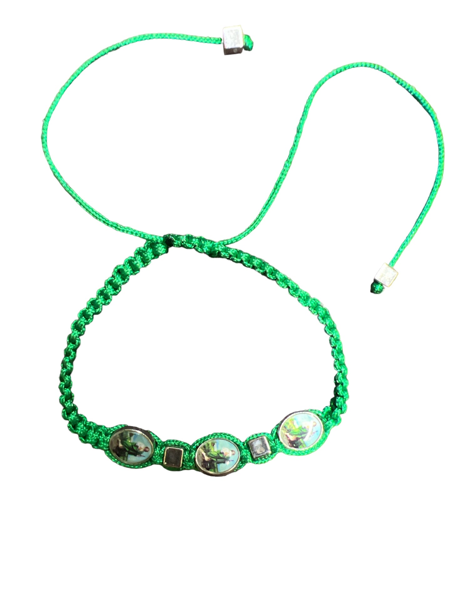 BRACELET: ST. JUDE THADDEUS -GREEN THREADED