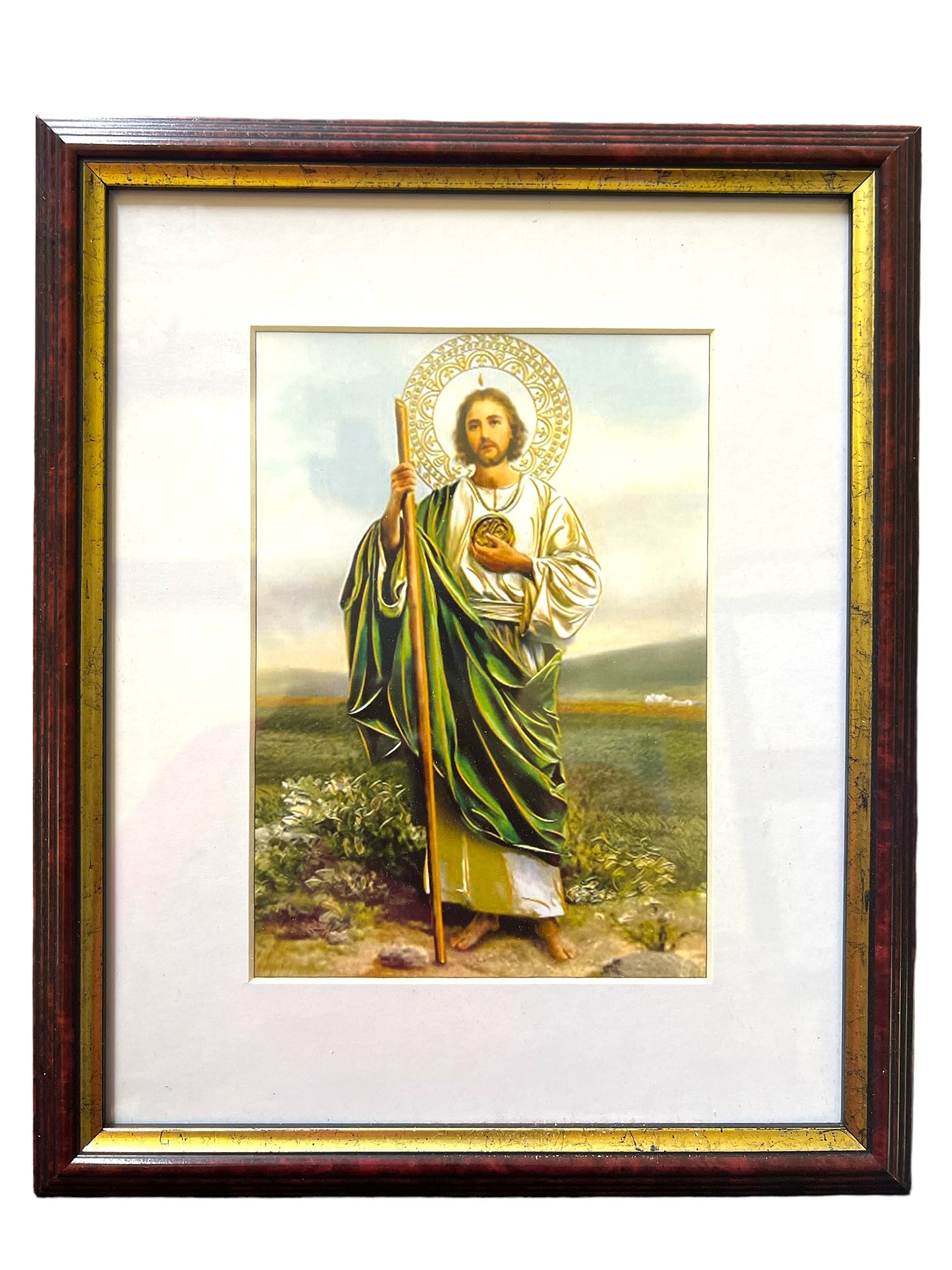 8"X10" ST. JUDE THADDEUS FRAME / CUADRO DE SAN JUDAS TADEO