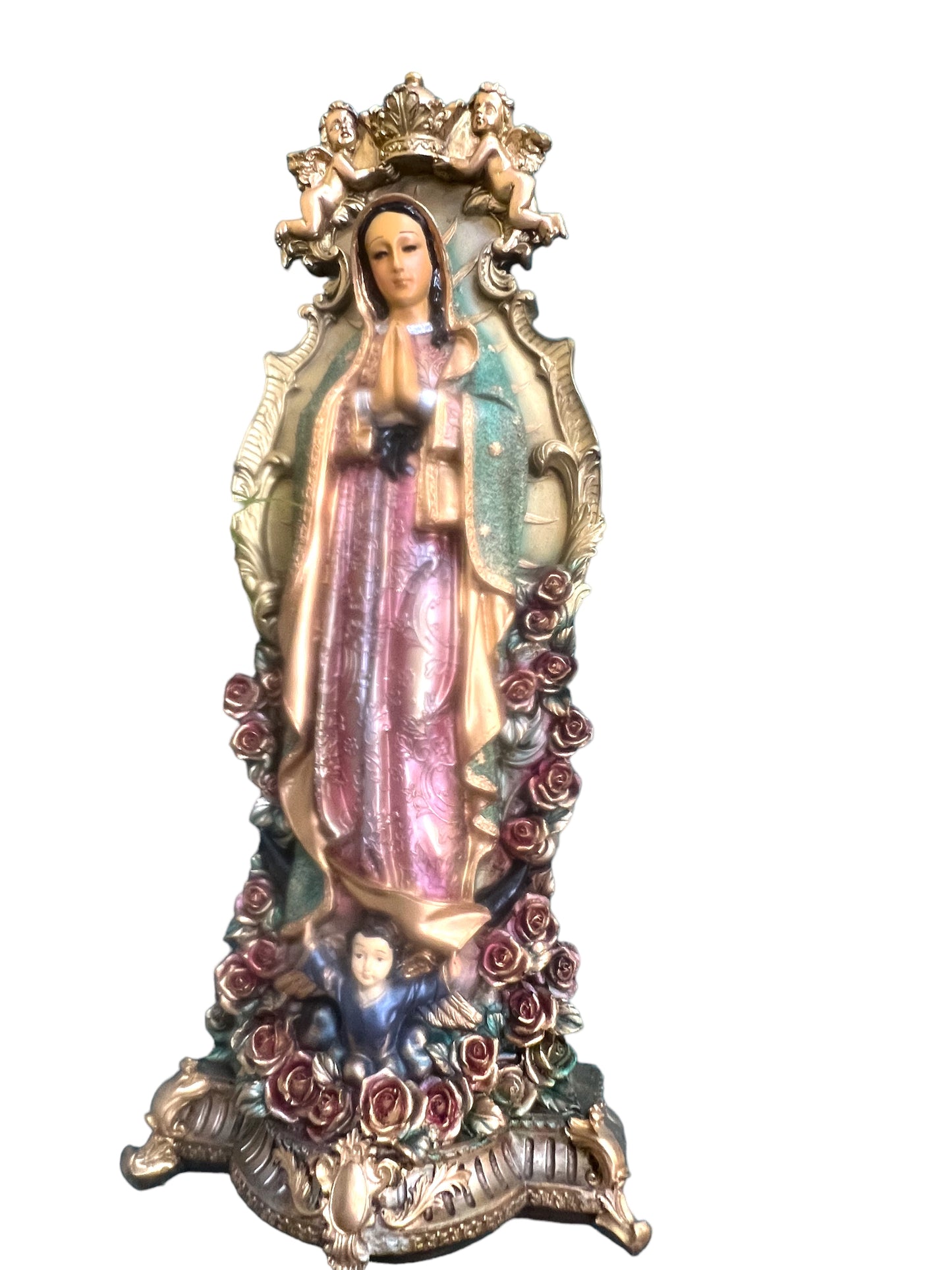 VIRGEN DE GUADALUPE EN RETABLO