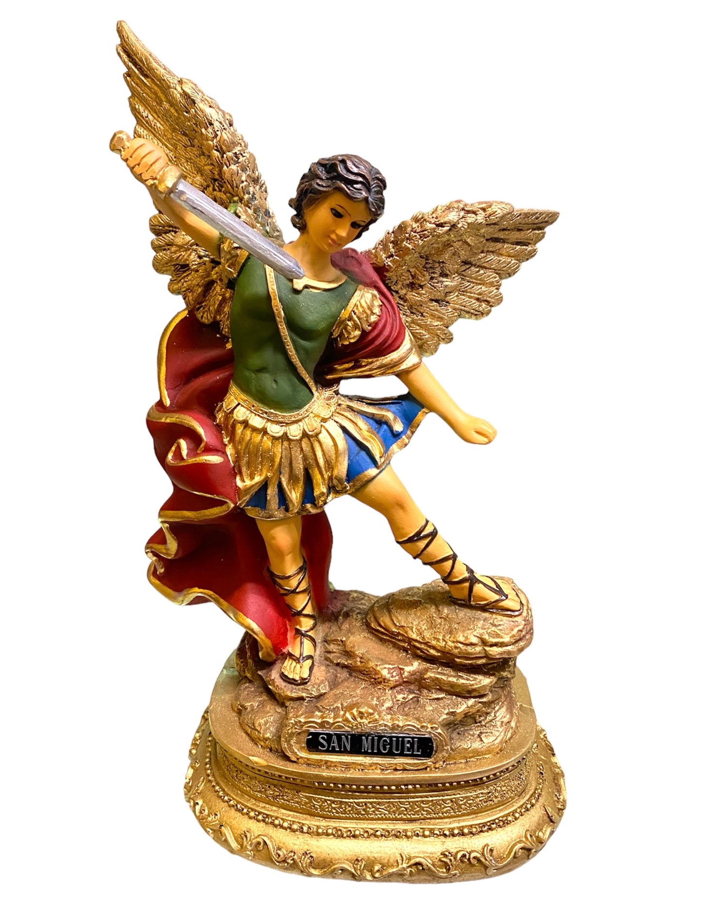 ST MICHAEL STATUE / SAN MIGUEL 13"