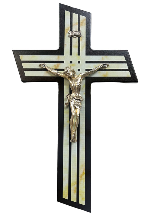 CRUZ DE MADERA RAYADA