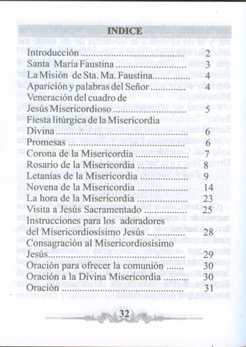 DEVOCIONARIO DE LA MISERICORDIA